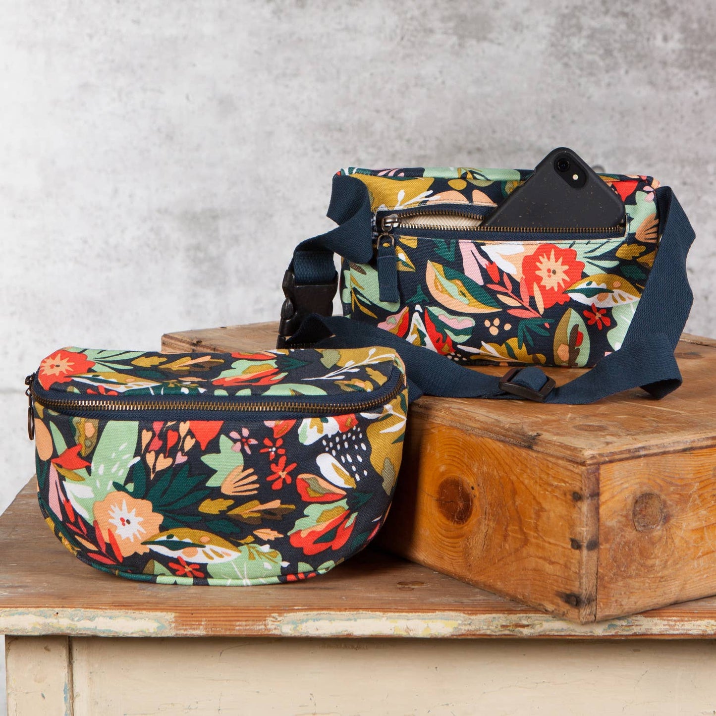 Danica Studio Superbloom Cotton Hip Bag Adjustable Strap