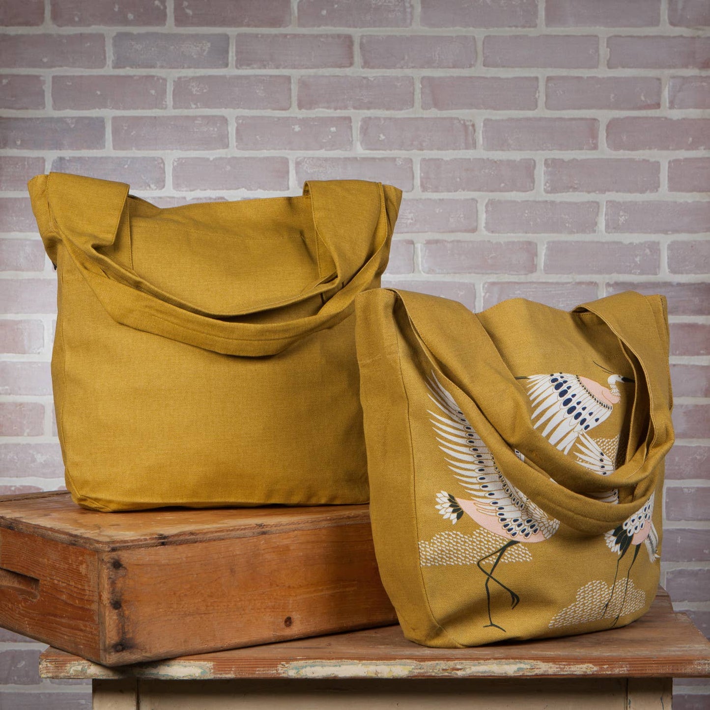 Danica Studio Flight Of Fancy Tote Bag Extra Wide Handles