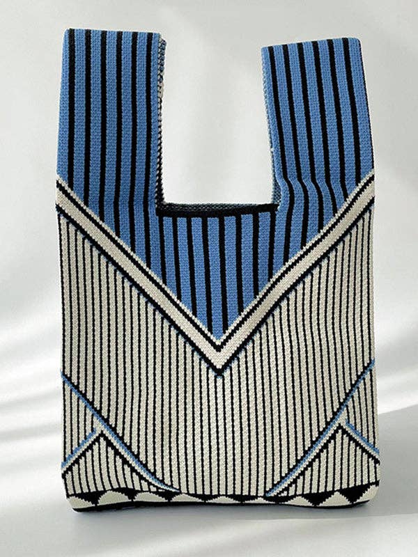 Stripe Woven Bag