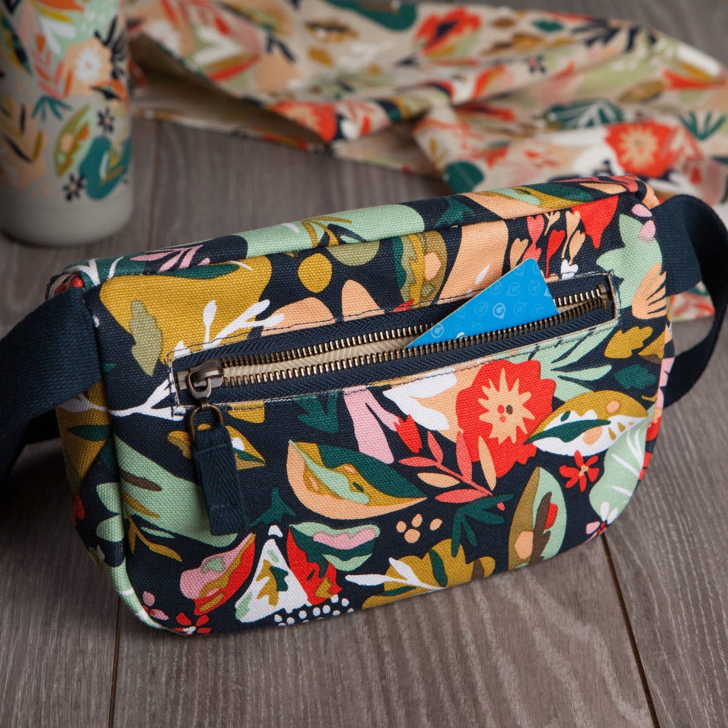 Danica Studio Superbloom Cotton Hip Bag Adjustable Strap