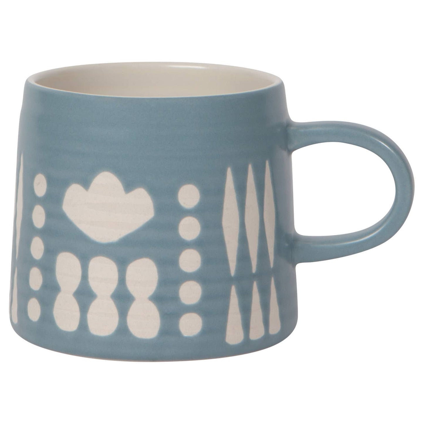 Danica Studio Collage Imprint Stoneware Mugs 12 oz