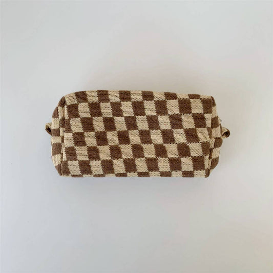 Mini Plaid Pouch