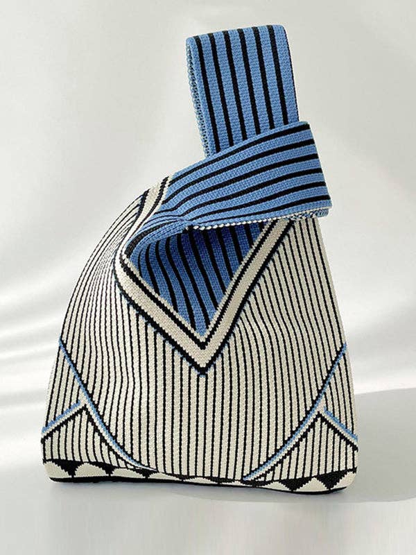 Stripe Woven Bag